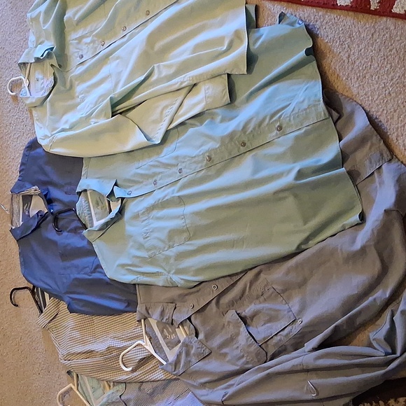 6 Men's Lightweight Sun Shirt Collection, NWOT - Picture 3 of 9